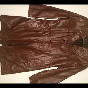 Vintage Arsco Brown Leather Jacket Size Large